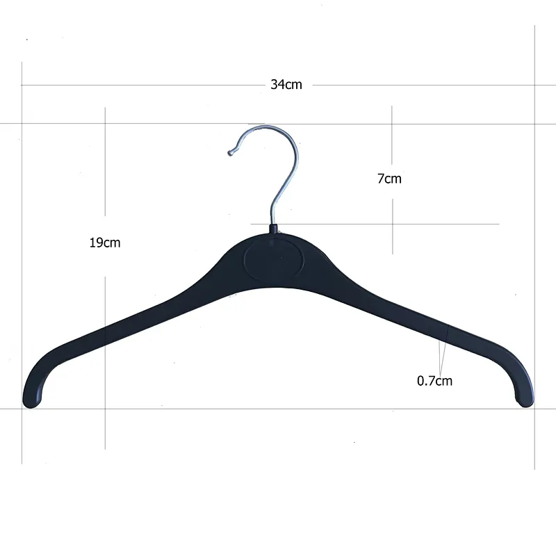 3415B-1-34cm Cloth Hanger With Metai Hook