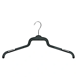 3422-45cm light coat cloth hanger with metal hook wire thick plastic hanger