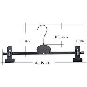 4510-36cm  metal coat hanger thin plastic hangers