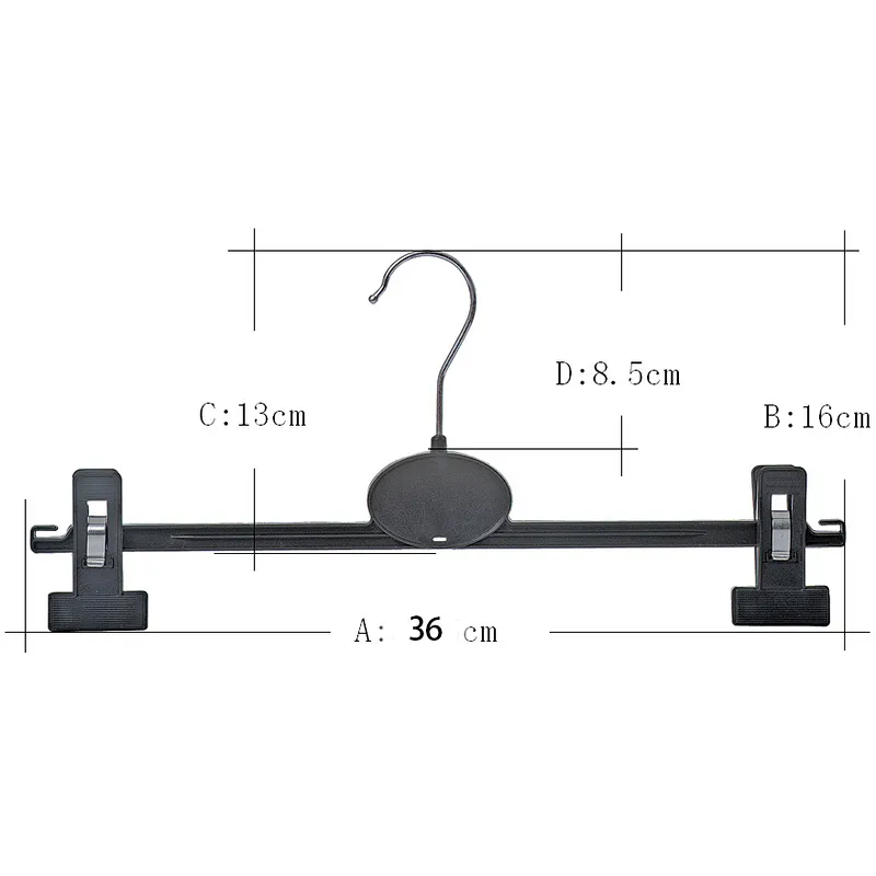 4510-36cm  metal coat hanger thin plastic hangers