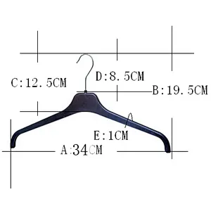 6006A-34cm plastic hangers for babies baby hangers plastic