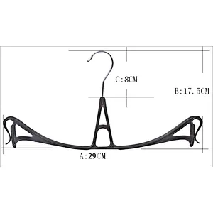 4102A-29  individuality plastic pants skirt hanger Non-slip clip clothes hanger rack