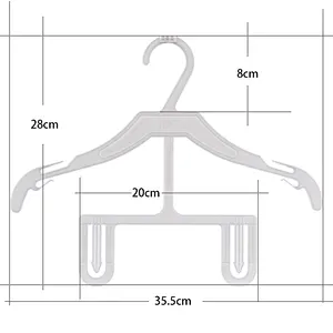4903-35.5*20.5*28cm  Plastic Siamese-Pant Hanger