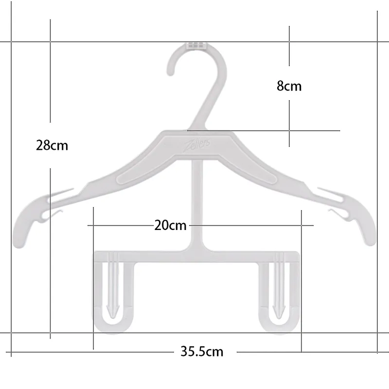 4903-35.5*20.5*28cm  Plastic Siamese-Pant Hanger