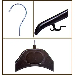 3427-30cm Cheap Plastic Clothes Hangers for Display