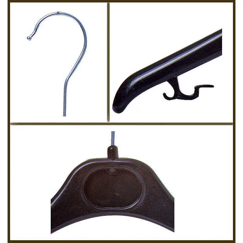 3427-30cm Cheap Plastic Clothes Hangers for Display