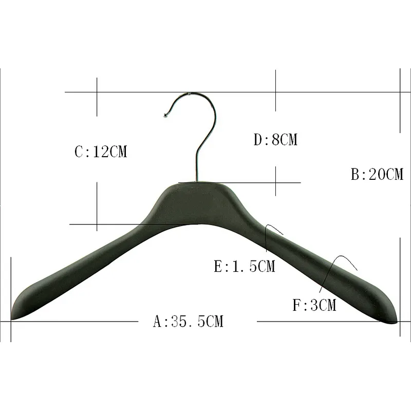 6621-35.5cm  boutique hanger carrefour hanger plastic suit hanger
