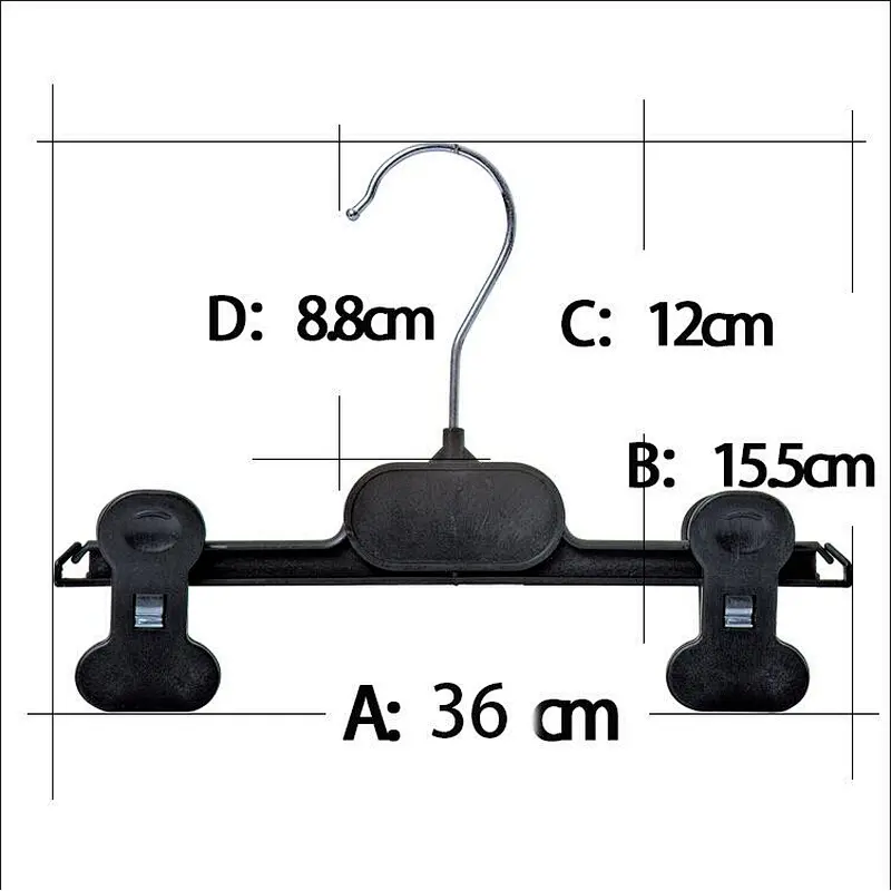 4506C-36cm Plastic Kids Pant Hanger