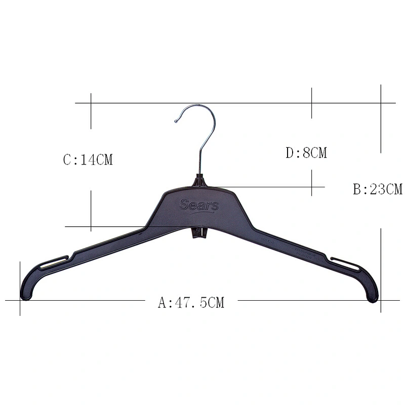 3428A-47.5cm  cheap clothes hanger plastic hanger mold clothes hanger patent