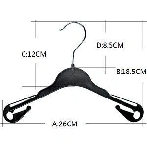 3431-39cm cloth hanger plastic hanger matel hook hanger