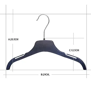 6002A-29cm dry cleaner wire hanger wire hanger multifunctional hot Anti-Slip Suit Hanger with Metal Hook for Wholesale