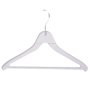 3709A-33cm  china supplier yaohui brand white firm plastic coat hanger