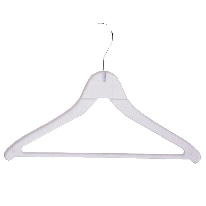 3709A-33cm  china supplier yaohui brand white firm plastic coat hanger