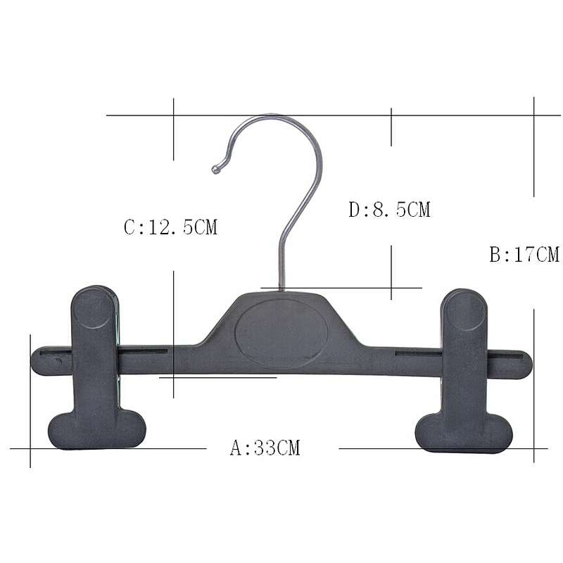4511B-1-33cm  plastic cloth hanger mens pants hangers hanger for jeans