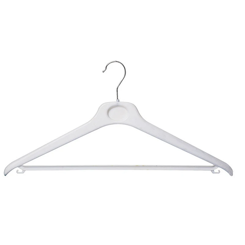 3705-41cm plastic trousers hangers metallic hook