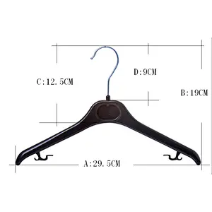 3427-30cm Cheap Plastic Clothes Hangers for Display