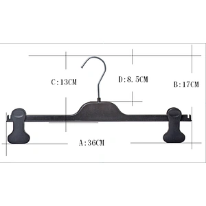 4514B-36cm clip hanger plastic coat hangerhanger made