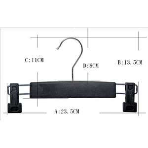 4581-23.5cm garment hanger the hanger clothing brand clip hanger