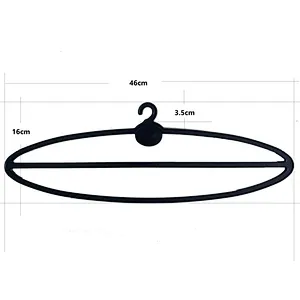 3960A-46cm Cloth Hanger With Plastic Hook