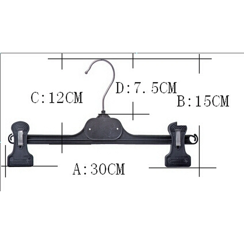 4507-30.5cm  adjustable pants hanger dress hanger deluxe pants hanger