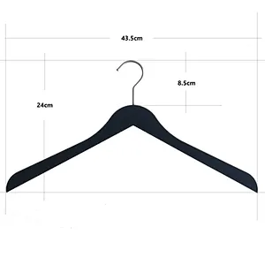 9004-43.5cm Cloth Hanger With Metai Hook