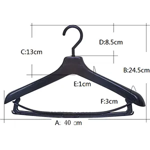 6606H-40cm foam clothes hanger covers clothes hanger factory hanger for garment