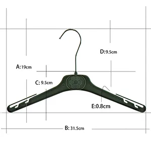 plastic hangers metal hook for suit/top