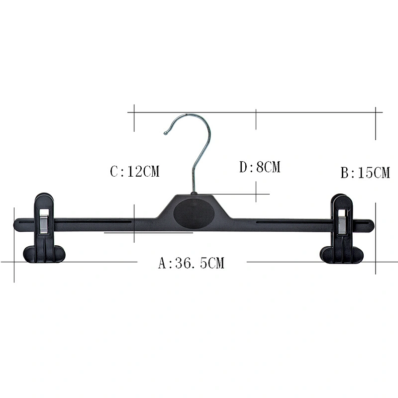4425C-36.5cm Fashion Kid Bottom Hanger with Metal Hook for Display (36.5cm)