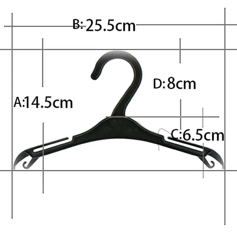 3103-8-25.5 No-Slip Baby Hanger for Garment (25.5cm)