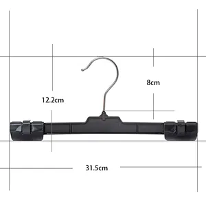 4252A-31.5cm  black plastic pants hanger( 4252A-31.5cm)