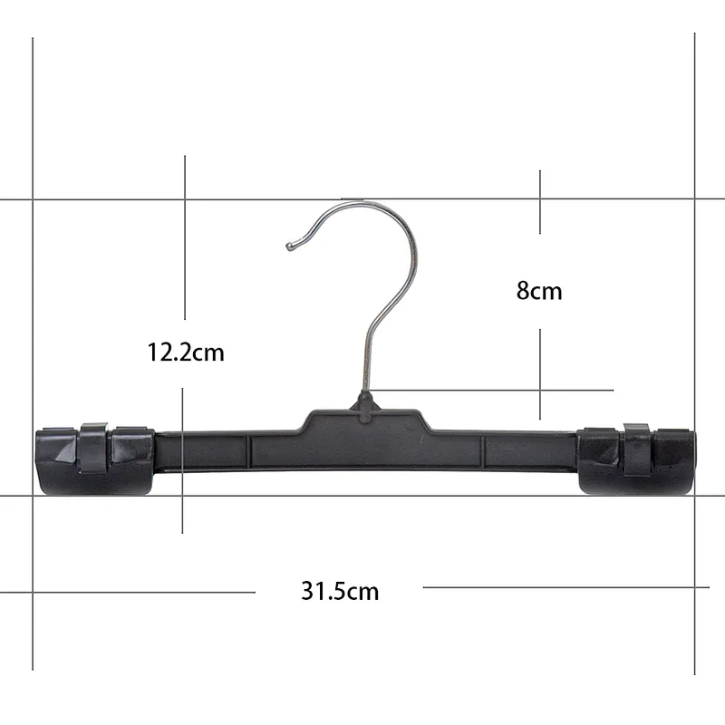 4252A-31.5cm  black plastic pants hanger( 4252A-31.5cm)