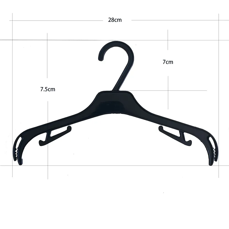 3112-1-28cm Cloth Hanger With Plastic Hook