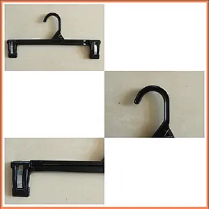 4358B-30cm plastic clothes hanger clips trousers hanger for pants jeans