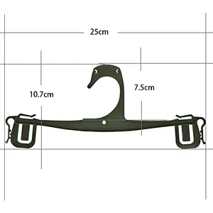 7007-25cm Underwear hangers plastic hanger with plastic hook
