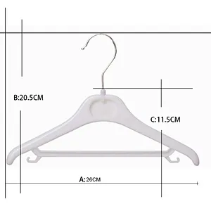 3701S-26cm Cheap plastic laundry wall clothes hangers & racks custom hangers workshop