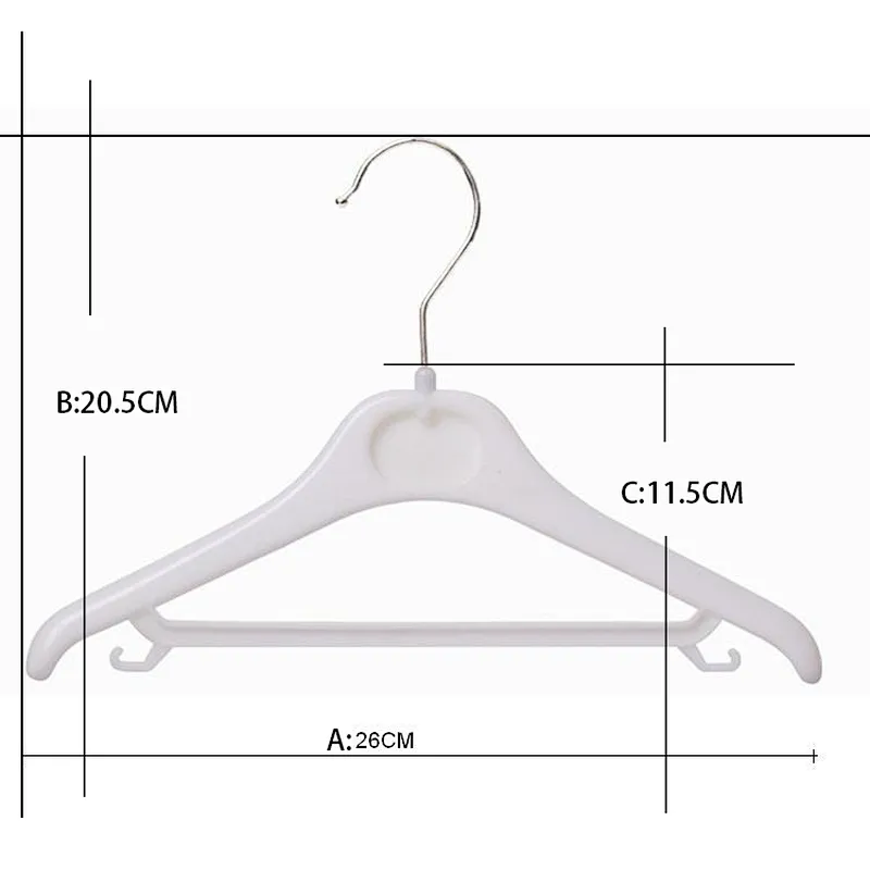 3701S-26cm Cheap plastic laundry wall clothes hangers & racks custom hangers workshop