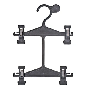 4480-20cm Double kids plastic pants hangers
