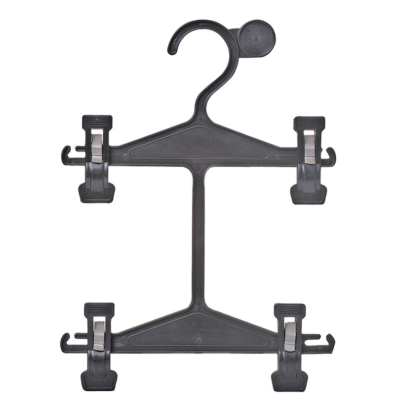 4480-20cm Double kids plastic pants hangers