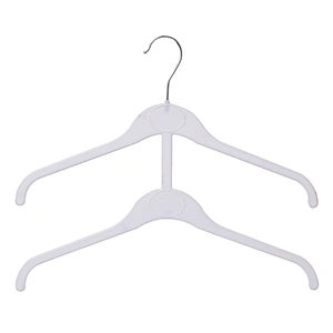 3851-36cm new product double clothes hanger long light plastic clothes hanger
