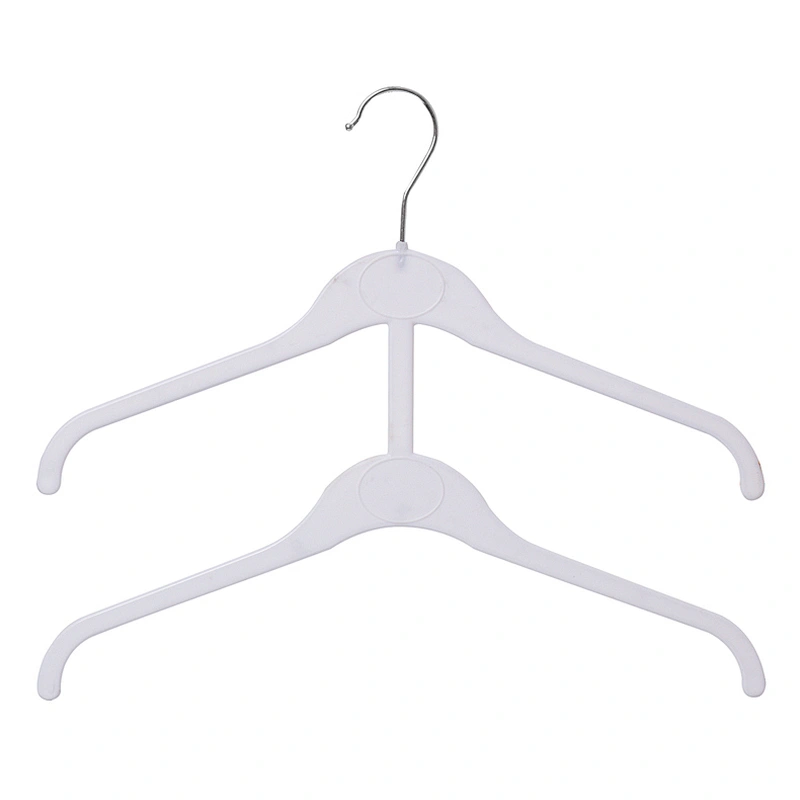 3851-36cm new product double clothes hanger long light plastic clothes hanger