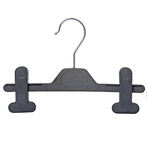 4511-22cm metal hook plastic pants hanger kids pants hangers