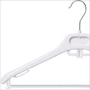 3718-40.5cm Hot Sell White Hanger with Metal Hook for Display (40.5cm)