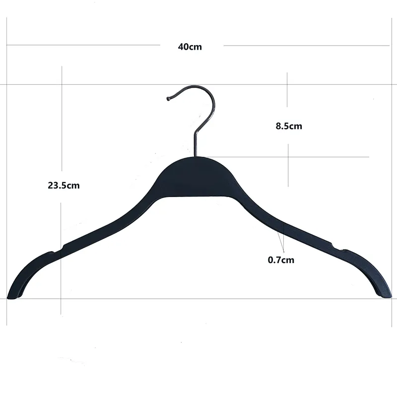 6026A-40cm Cloth Hanger With Metai Hook