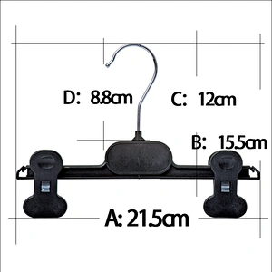 4506-22cm plastic hanger making machine good quality plastic pants skirt hanger