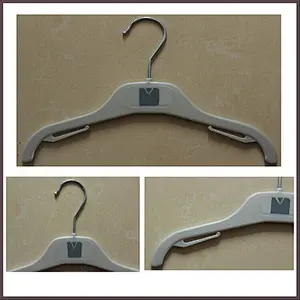 3429-27cm chinese new style gray small short plastic hanger light clothes hanger