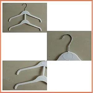 3851-36cm new product double clothes hanger long light plastic clothes hanger