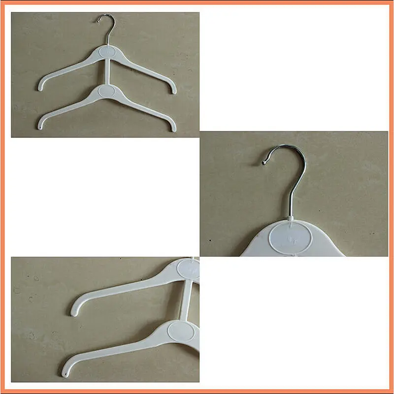 3851-36cm new product double clothes hanger long light plastic clothes hanger