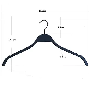 6026C-43.5cm Cloth Hanger With Metai Hook