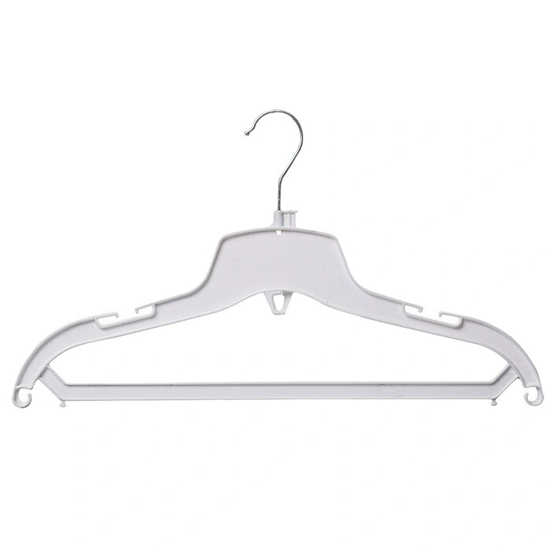 3716D-41.5cm metal hanger hooks clothes plastic hanger