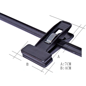 4601B-37cm clip hanger clip pants hanger deluxe pants hanger